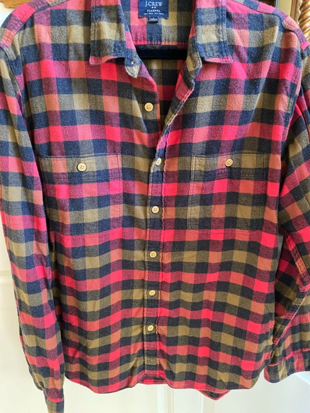 J. CREW Cotton Flannel Shirt